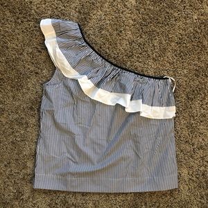 One shoulder Jcrew top NWT
